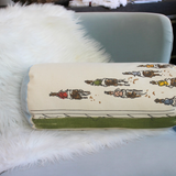 bolster pillow | above the track