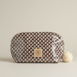 no. 4 small cosmetic | mocha floral