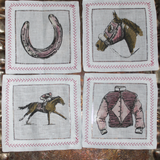 cocktail napkins | pink equine