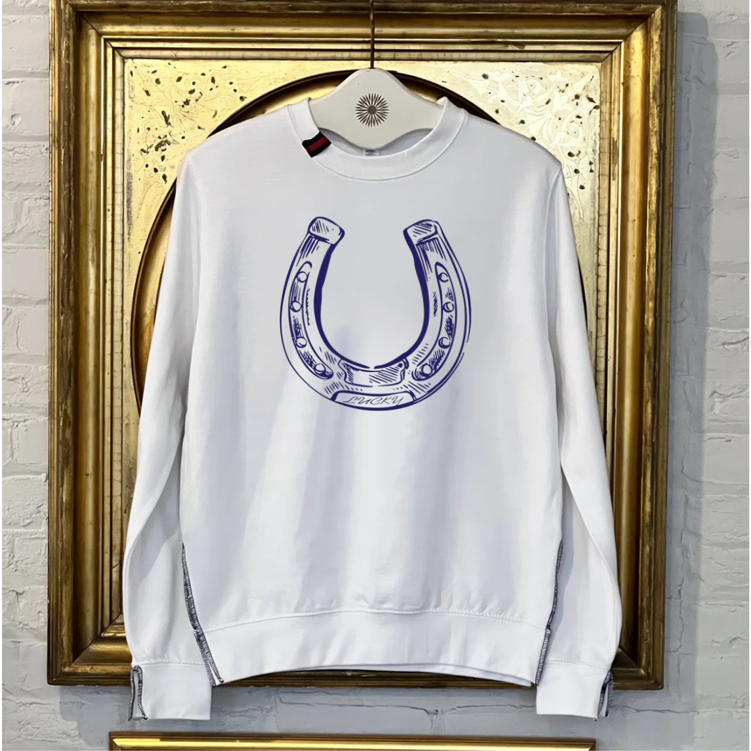 sweatshirt | make it yours | white