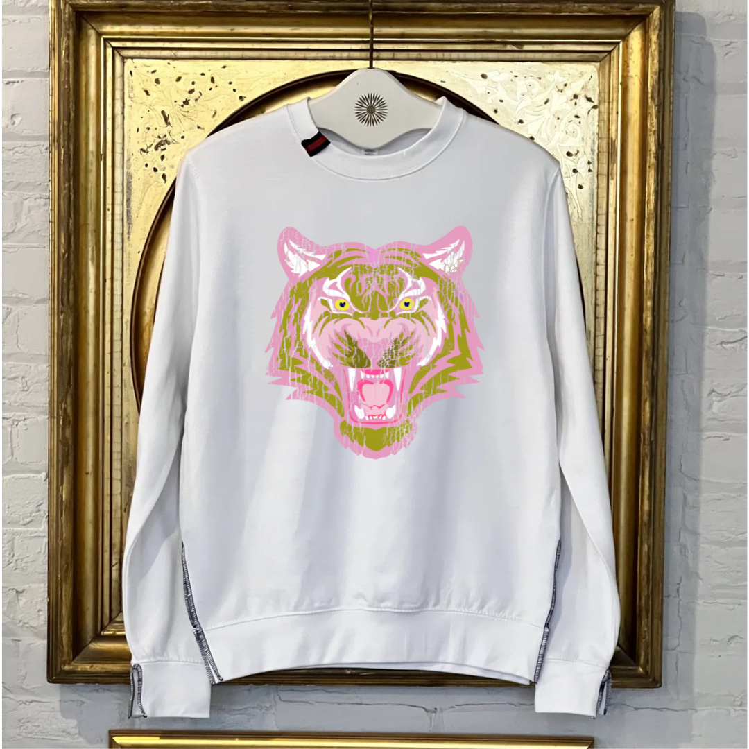 sweatshirt | make it yours | white
