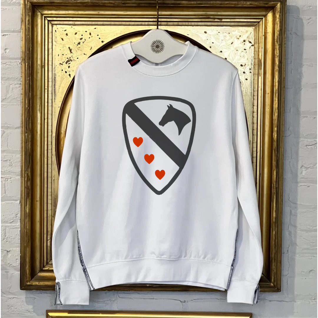 sweatshirt | make it yours | white