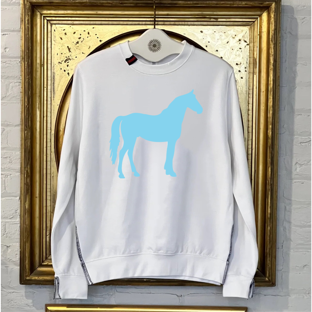 sweatshirt | make it yours | white