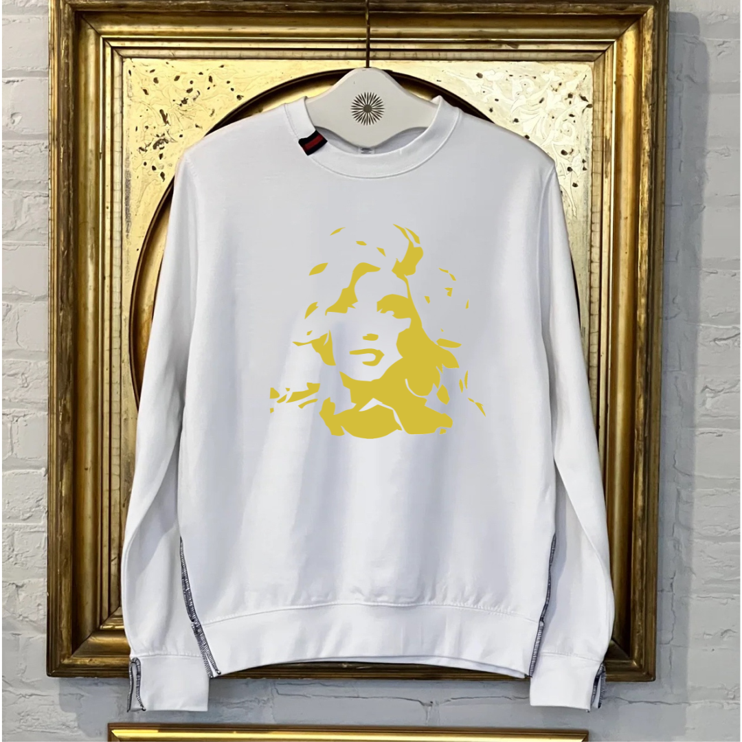 sweatshirt | make it yours | white