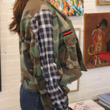 THE wren jacket | navy plaid | PREORDER