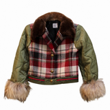 the cropped jacket | plaid