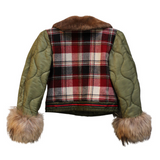 the cropped jacket | plaid