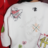 love bomb sweatshirt | bone | PREORDER