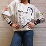 love bomb sweatshirt | bone | PREORDER