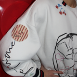 love bomb sweatshirt | bone | PREORDER