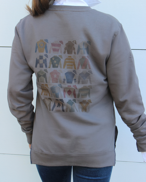 deconstructed sweatshirt | graphite | the vintage silks