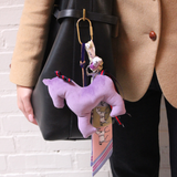 winner's circle bag charm | violet